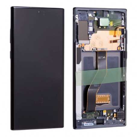 Screen Samsung Galaxy Note 10 Plus (N975F) Black + Frame (OEM Soft Oled)