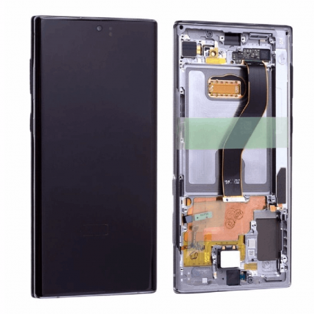 Screen Samsung Galaxy Note 10 Plus (N975F) Sliver + Frame (OEM Soft Oled)