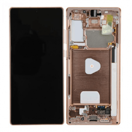 Ecran Samsung Galaxy Note 20 2020 (N980/N981) Bronze + Châssis (Soft Oled)
