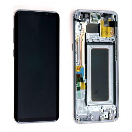 Screen Samsung Galaxy S8 Plus (G955F) Polar Silver + Frame (Soft Oled)
