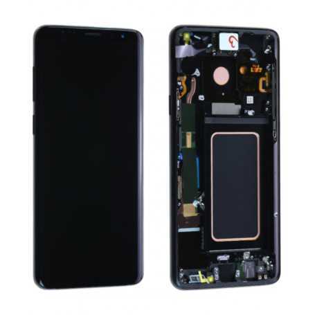 Screen Samsung Galaxy S9 Plus (G965F) Black + Chassis (Soft Oled) - 6938607778555