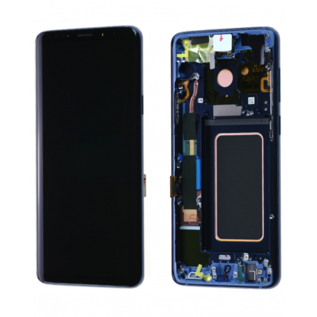 Ecran Samsung Galaxy S9 Plus (G965F) Bleu + Châssis (Soft Oled) - 6938607778579