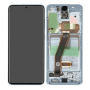 Ecran Samsung Galaxy S20 4G/5G (G980/G981) Bleu + Châssis (OEM Soft Oled)