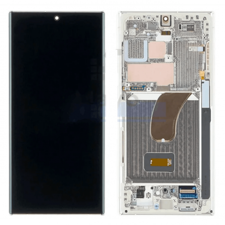 Ecran Samsung Galaxy S23 Ultra 5G (S918) Argent + Châssis (Soft Oled)