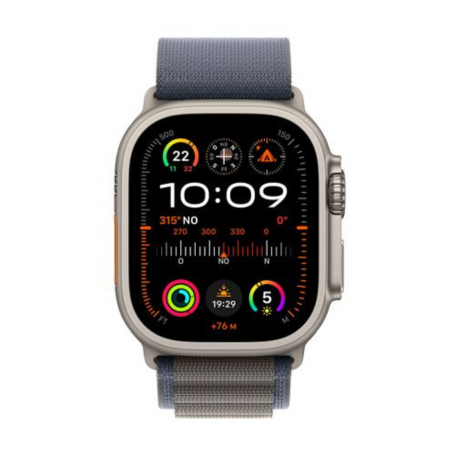 Montre Connectée Apple Watch Ultra 2 + GPS Cellular 49mm avec Bracelet Nylon Bleu de taille S - Neuf