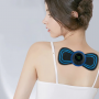 Patch de Massage Intelligent à Impulsions Basse Fréquence avec Télécommande - Noir et Bleu