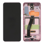 Ecran Samsung Galaxy S20 4G/5G (G980/G981) Rose + Châssis (Soft Oled)