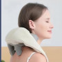 Châle de Massage Multifonctionnel, Masseur pour Épaules et Cou avec Compresse Chaude et Pétrissage - Gris