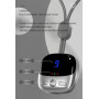 Intelligent Massager Necklace for Neck and Shoulders with Temperature Control and LCD Screen - Grey