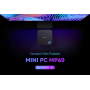 Mini PC Blackview MP60 (11th generation) - Intel N5095 2.9 GHz - 16 GB / 512 GB SSD - Windows 11 Pro - Black - New