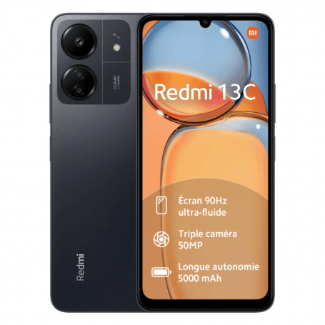 Xiaomi Redmi 13C 128 Go Noir - EU - Neuf