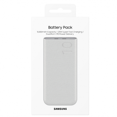 Power Bank 10000mAh Samsung - PD 25W - Blanc