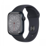 Smartwatch, Wearable, Tracker de Fitness - Montre Connectée Apple Watch Series 9 GPS 41mm Minuit Aluminium avec Bracelet - Grade