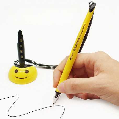 Stylo Gel de Table pour une Signature Élégante - Jaune