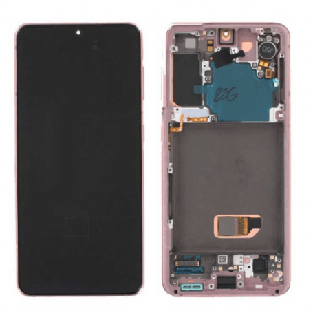 Samsung Galaxy S21 5G (G991) Pink Screen Chassis (Service Pack)