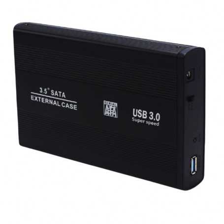 Disque Dur SATA Externe USB 3.0 pour Ordinateur Portable 3.5 Pouces  - Noir