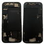 Coque, Cadre - Chassis iPhone 15 sans Vitre Arrière sans Batterie Titane Noir (Origine Demonté) Grade A, prix de gros.