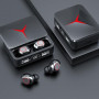 Bluetooth Headphones TWS M90 with Digital Display - 5.3V - Black