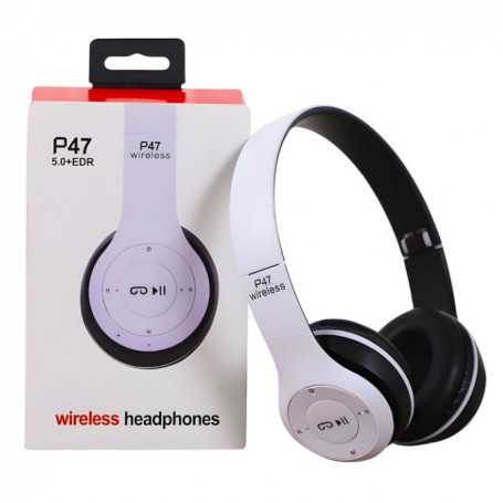 Helmet Stereo Bluetooth P47 - White