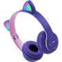 Casque Stéréo Bluetooth P47M avec Oreillette Lumineuse - Violet