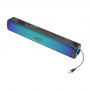 Barre de Son lumineuse et haut-parleur filaire USB E-1411 - Noir