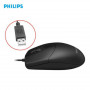 Mouse Wired USB Philips 7234/M234 - Black