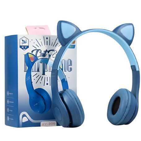 Helmet Stereo Bluetooth P47M with Earpiece Bright - Blue