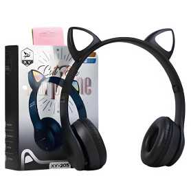 Casque Stéréo Bluetooth P47M avec Oreillette Lumineuse Noir - Son HD