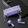 Écouteurs Bluetooth TWS LB-83 avec Affichage Numérique - Violet
