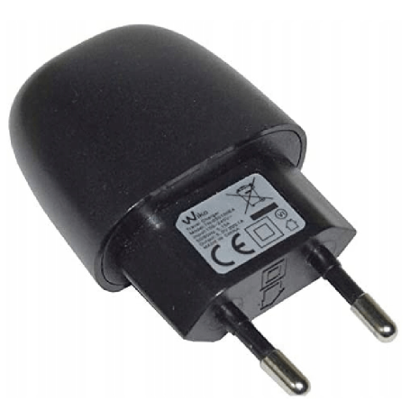 Adaptateur Secteur USB Wiko TN-050055E3 - 5V - 0.5A -  2.5W - Noir - Vrac