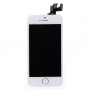 Full Screen iPhone 5S/SE White with Front Camera, Internal Earpiece, Home Button (Pre-assembled)