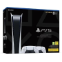 Console Sony PlayStation 5 - PS5 Slim Edition Digitale Blanc - 1 To SSD - 4K/8K - HDR avec 2 Manettes Sans Fil SONY Dualsense