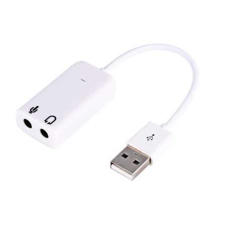 Carte Son USB 7.1 Externe Indépendante ( USB vers Audio/Jack)