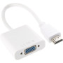 Adaptateur Mini DisplayPort vers VGA - 25CM - Blanc