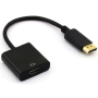 Mini Adaptateur DisplayPort mâle à HDMI Femelle - Noir