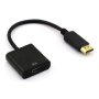 Mini Adaptateur DisplayPort mâle à HDMI Femelle - Noir