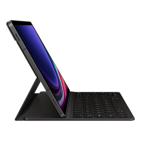 Housse/Clavier Fin Samsung pour Galaxy Tab S9/S9 FE - Français AZERTY - Noir