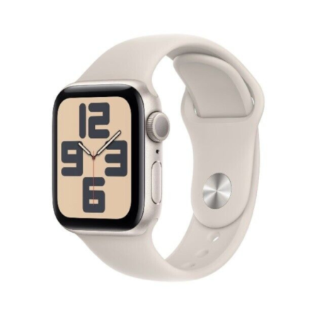 Montre Connectée Apple Watch Series SE 2 GPS 40mm Lumière Stellaire S/M - Neuf