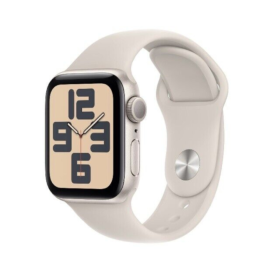 Achetez Apple Watch Series SE 2 GPS 44mm en Aluminium Lumière Stellaire - Neuf avec Bracelet Sport S/M