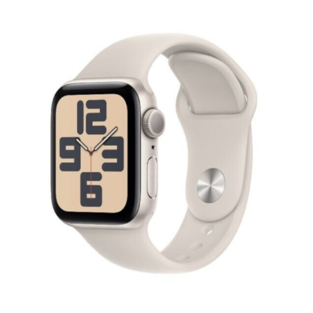 Montre Connectée Apple Watch Series SE 2 GPS 44mm Lumière Stellaire S/M - Neuf