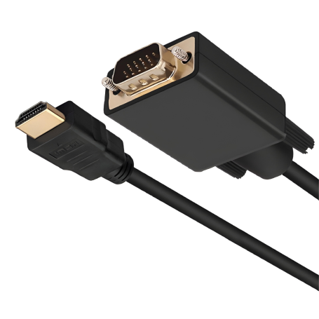 Cable HDTV/HDMI to VGA with Integrated Chip - 1.8M