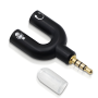 Adapter Audio Double Jack for Earphone / Headset / Microphone with Plug Pin male 3.5MM