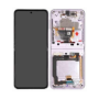 Screen Samsung Galaxy Z Flip 3 5G White + Frame (Original Disassembled) - Grade B