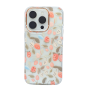 Coque de Protection Transparente avec Motifs Flower-03 pour iPhone - Saumon (Mayline)