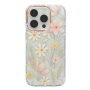Coque de Protection Transparente avec Motifs Flower-07 pour iPhone - Fleurs Saumon (Mayline)