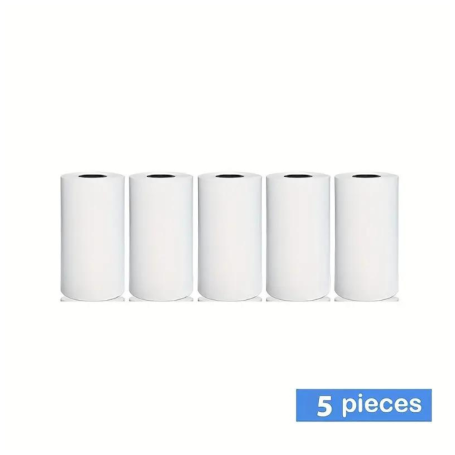 5 Bobines de Papier Thermique ( 57x25mm)