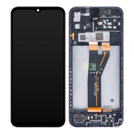 Screen Samsung Galaxy A14 4G 2023 (A145F) Black + Chassis (Service Pack) Non EU - GH82-31184A