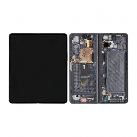Ecran Intérieur Samsung Galaxy Z Fold 4 5G 2022 (F936) Noir + Châssis (Original Démonté) - Grade B