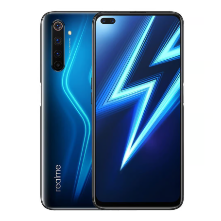 Realme 6 128 Go Bleu- Comme Neuf avec Boîte et Accessoires