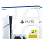 Console Sony PlayStation 5 - PS5 Slim Edition Standard Blanc - 1 To SSD - 4K/8K - HDR avec 2 Manettes Sans Fil SONY Dualsense